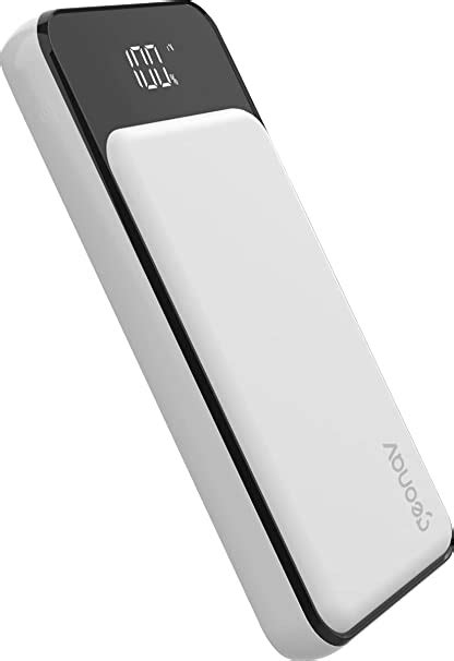 Geonav Carregador Portátil por Indução 10 000 mAh 2 portas USB