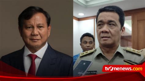 Jelang Lengser Wagub Dki Jakarta Riza Patria Fokus Memenangkan Prabowo