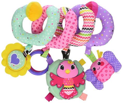 Infantino Spiral Activity Toy Pink Infantino Stroller Toys Baby