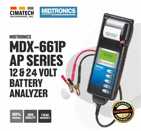 CIMATECH Midtronics MDX 661P AP Series Battery Electrical System