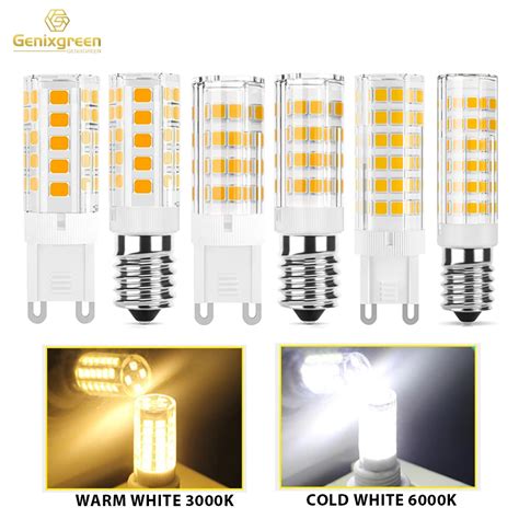 Genixgreen G Corn Led Bulbs W W W V Warm Cold White K K