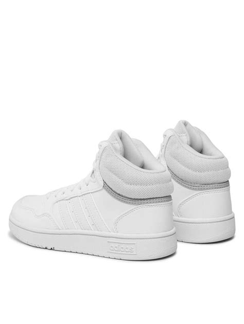 adidas Sneakersy Hoops 3 0 Mid K GW0401 Biały Modivo pl