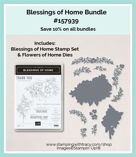 Stampin Up Blessings Of Home Bundle Stamping With Tracy