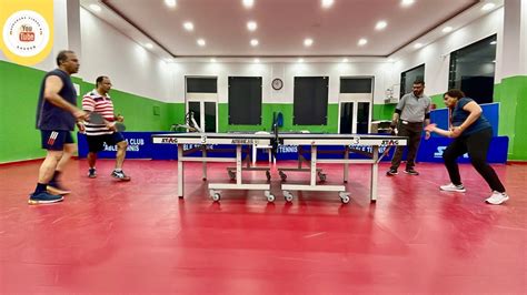 Table Tennis Alka Deepak Vs Dr Manish Dr Naveen Tabletennis