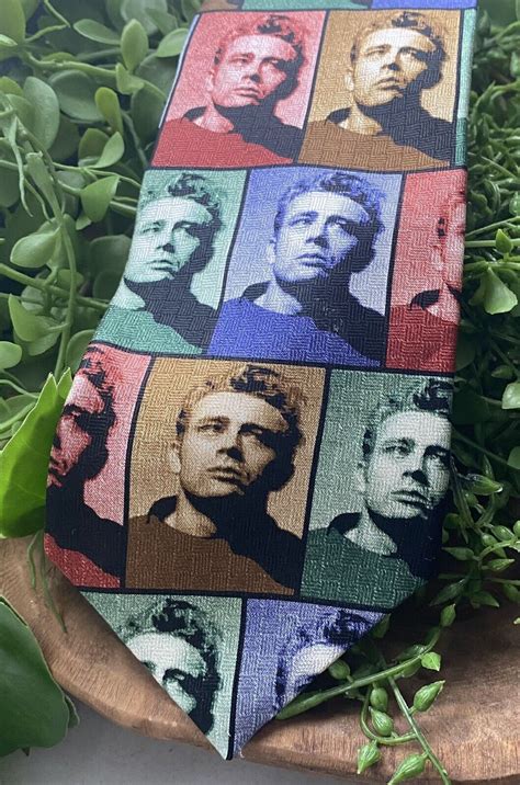 James Dean Tie Rm Style Mens Tie Vintage 1997 Gem