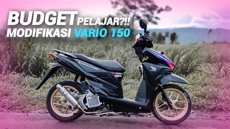 Modifikasi Vario Old Simple Road Race Look Budget Pelajar Vario