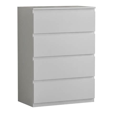 Denver 4 Drawer White Chest Chest Of Drawers Bedroom Chests