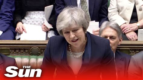 Theresa Mays Final Speech To Parliament Moments Before Brexit Deal