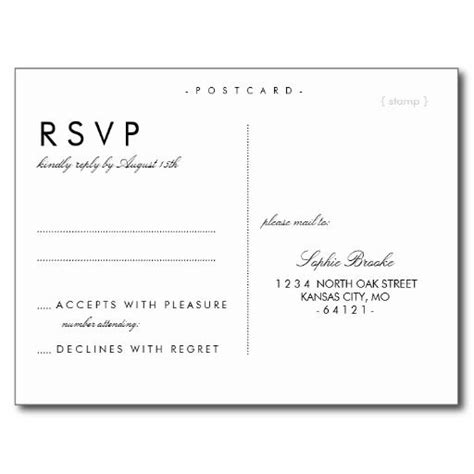 Wedding Rsvp Postcards Template | Flyer Template