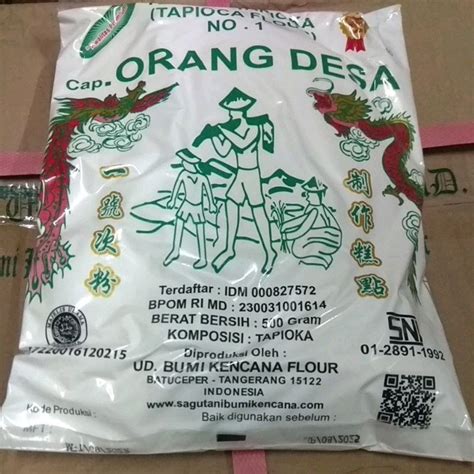 Jual Tepung Tapioka Tepung Sagu Tani Cap Orang Desa Bumi Kencana