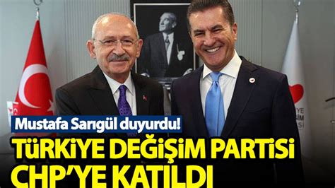 Türkiye Değişim Partisi CHP ye katıldı Habervakti son dakika haber