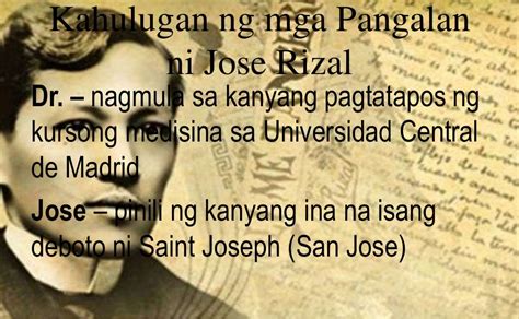 Filipino 9 Talambuhay Ni Dr Jose Rizal