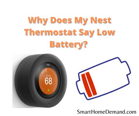 Why Does My Nest Thermostat Say Low Battery Tips To Prevent It