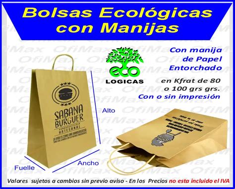 Bolsas Ecologicas De Papel