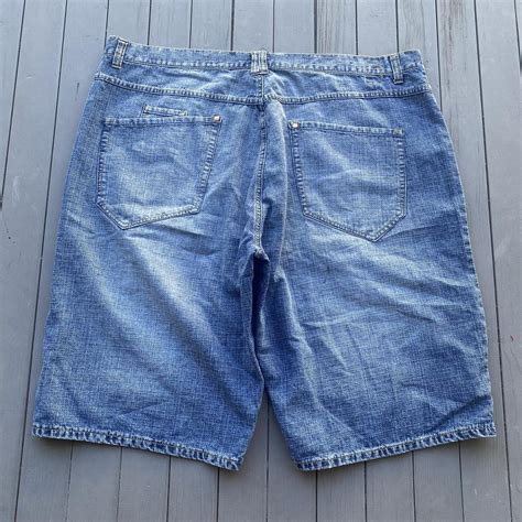 Vintage Baggy Jean Shorts Jorts Size 48 Karl Depop