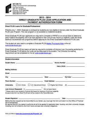 Cal Poly Financial Aid Roadmap Fill Online Printable Fillable Blank