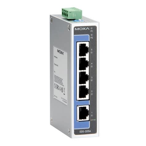 MOXA EDS 205A Unmanaged Ethernet Switch