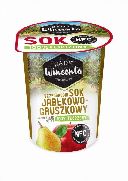 Sady Wincenta Sok Jab Kowo Gruszkowy Nfc Ml Szt Litr Sady