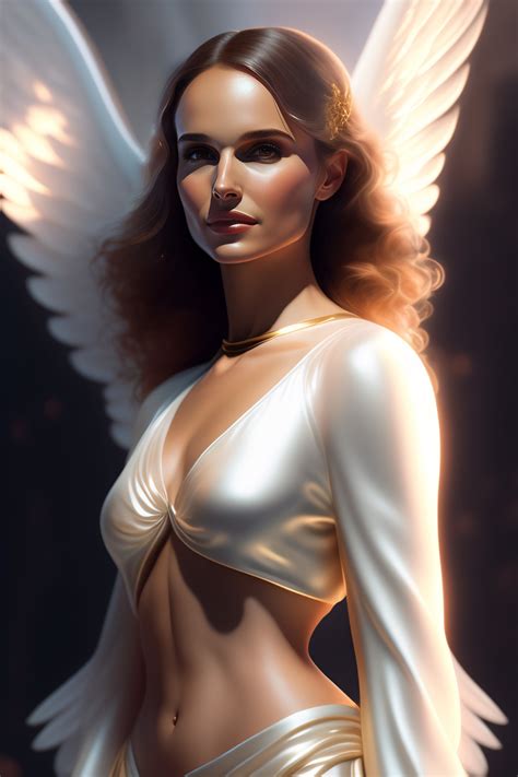 Lexica Natalie Portman As A Heavenly Angel Anatomy Bathed In Light