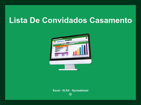 Planilha Lista De Convidados Casamento Excel
