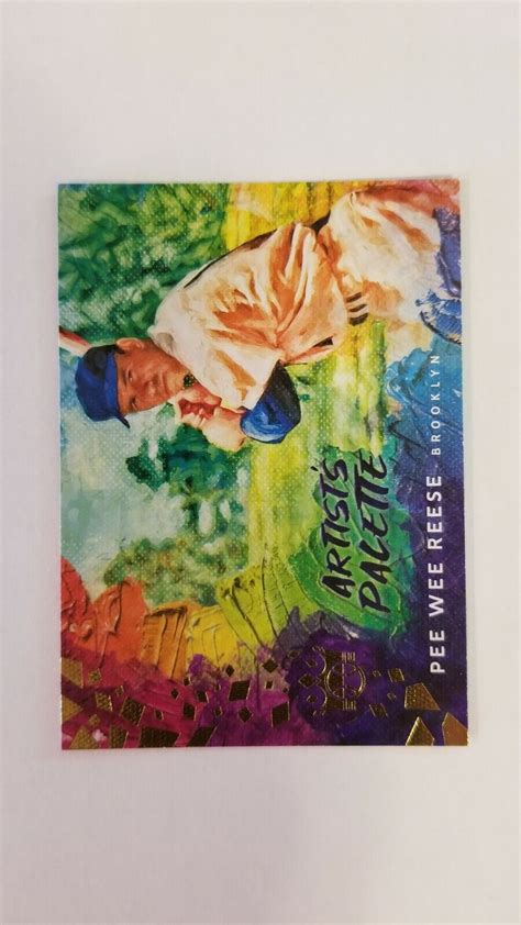 2021 Panini Diamond Kings Artist S Palette AP 1 Pee Wee Reese For