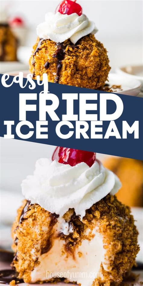 Easy Mexican Fried Ice Cream And Recipe Video