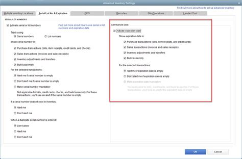 Expiration Date Tracking A Quickbooks Desktop 2023 Feature