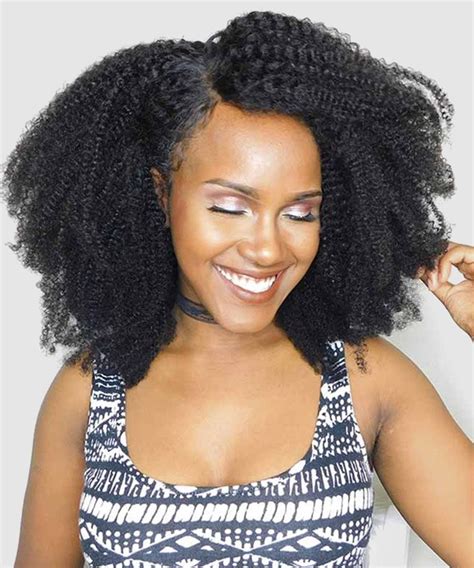 Dolago B C Afro Kinky Curly Lace Front Human Hair Wigs With Baby Hair