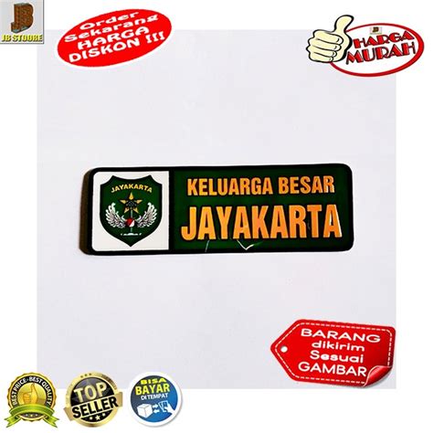 Jual Stiker Jayakarta Panjang Timbul Sticker Jayakarta Mobil Timbul