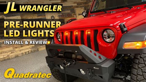 Quadratec Pre Runner Led Light Kit Install Review For Jeep Wrangler