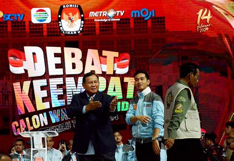 Debat Keempat Calon Wakil Presiden Pemilu Tahun Independensi