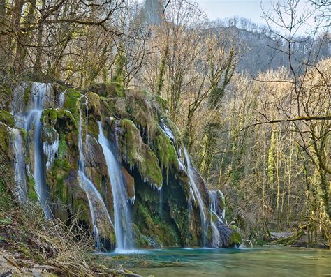 Eau Et Glace Cascade Des Tufs Jura Water And Ice EriK NumeriK