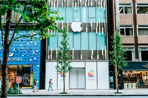 移転先のApple銀座フォトレポートオープン前