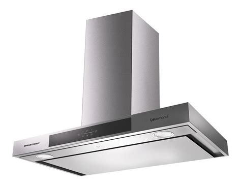 Exaustor Depurador De Cozinha Brastemp Gourmand Ba790 Aço Inoxidável De