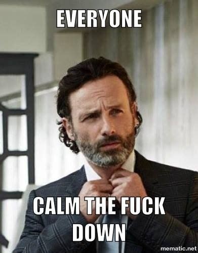 Pin on Rick Grimes funny memes