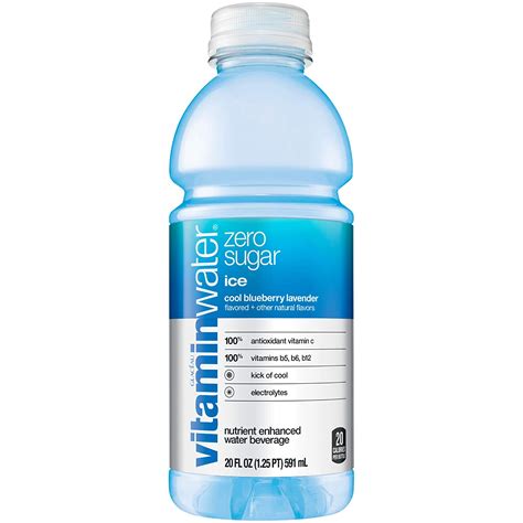 Vitaminwater Zero Sugar Ice Plastic 20 Oz. x 12 - CONVENIENT DISTRIBUTOR