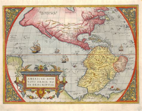 The rare first edition, first state of Abraham Ortelius’s map of the ...