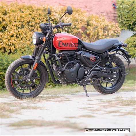 Royal Enfield Hunter 350 Zana Crash Guard With Slider Black Bullet Leg