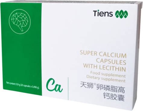 Tiens Super Calcium With Lecithine Voedingssupplement Calcium