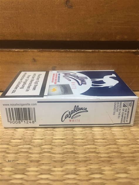 Casablanca White Cigarette Hard Pack! Made in the EU by Japan Tobacco