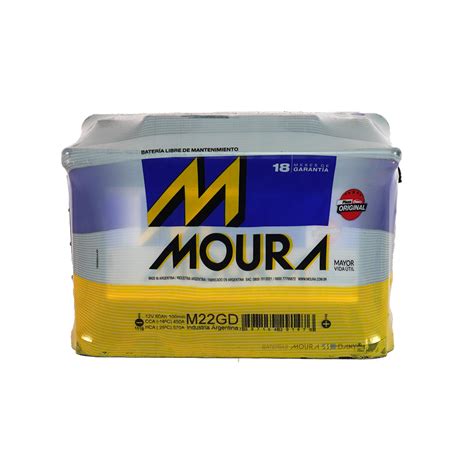 Batería Moura M22GD/E/I 12x65 (60Ah) | Baterias Moura Dany