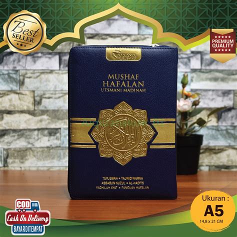 Jual Alquran Hafalan Sedang Resleting A5 Terbaru Mushaf Hafalan