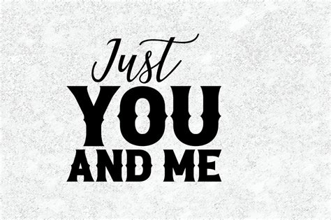 Just You And Me Graphic By Smcreator · Creative Fabrica