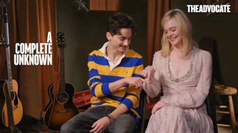 Timothée Chalamet And Elle Fanning Re Create ‘holding Space Meme Video