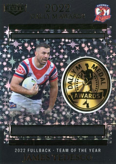 2023 Nrl Elite Dally M Awards Priority Dmp02 James Tedesco Sydney