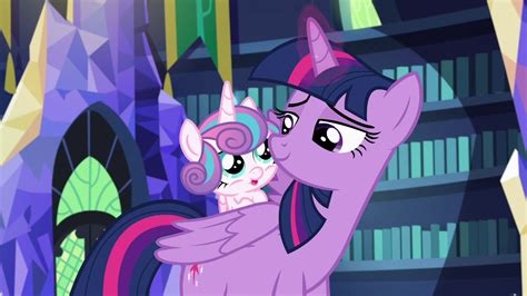 Image Flurry Heart Riding On Twilight Sparkles Back S7e3png My