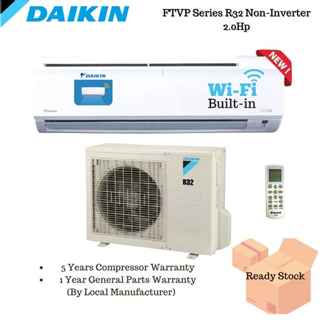 Daikin 2 0hp Non Inverter Built In Wi Fi Smart Control R32 Air