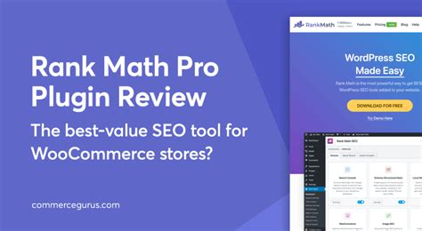 Rank Math Pro Review The Best SEO Plugin For WooCommerce Stores