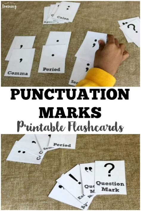 Punctuation Card Game Homeschool Printables For Free