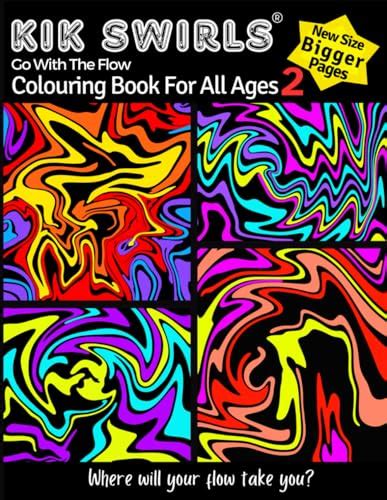 Kik Swirls Colouring Book New Size Bigger Pages Book 2 Swirling